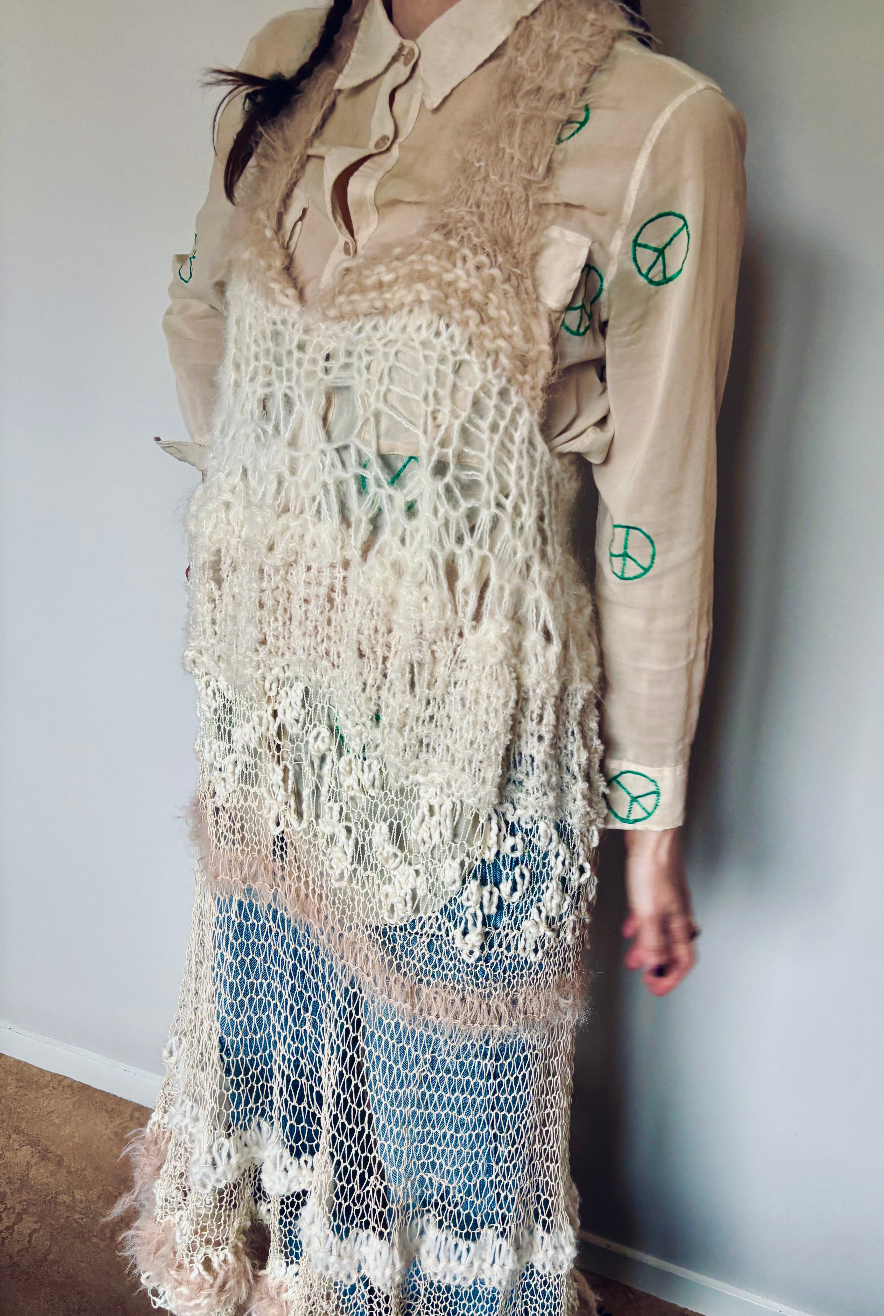 Nr015-Tingle tangled see trough dress
