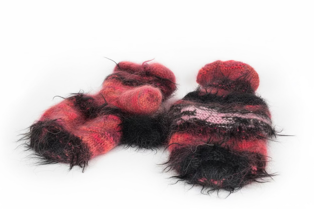 Nr007-Quirky fluffy funny winter set
