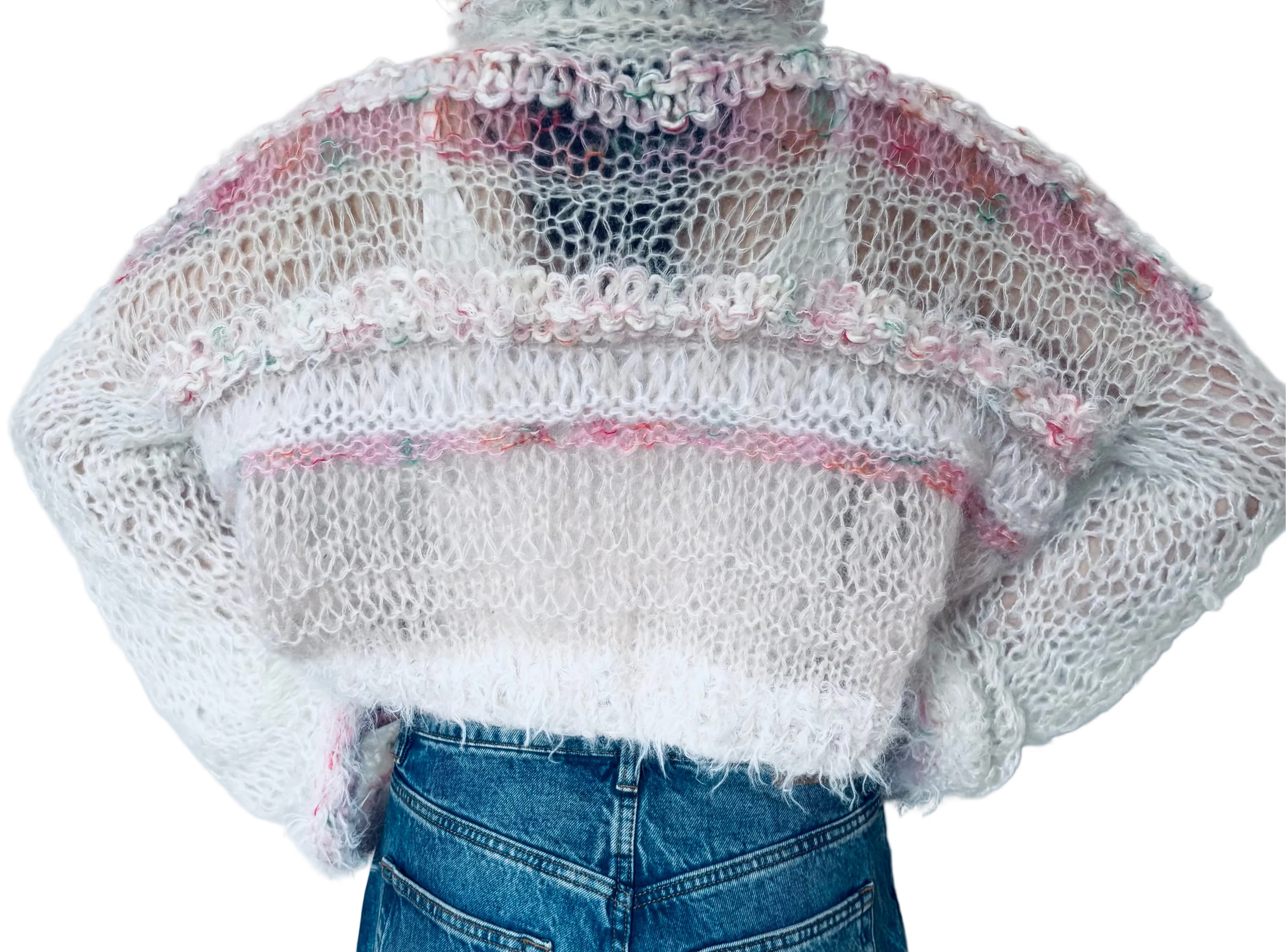 Nr 001-Super long sleeved fluffy polo