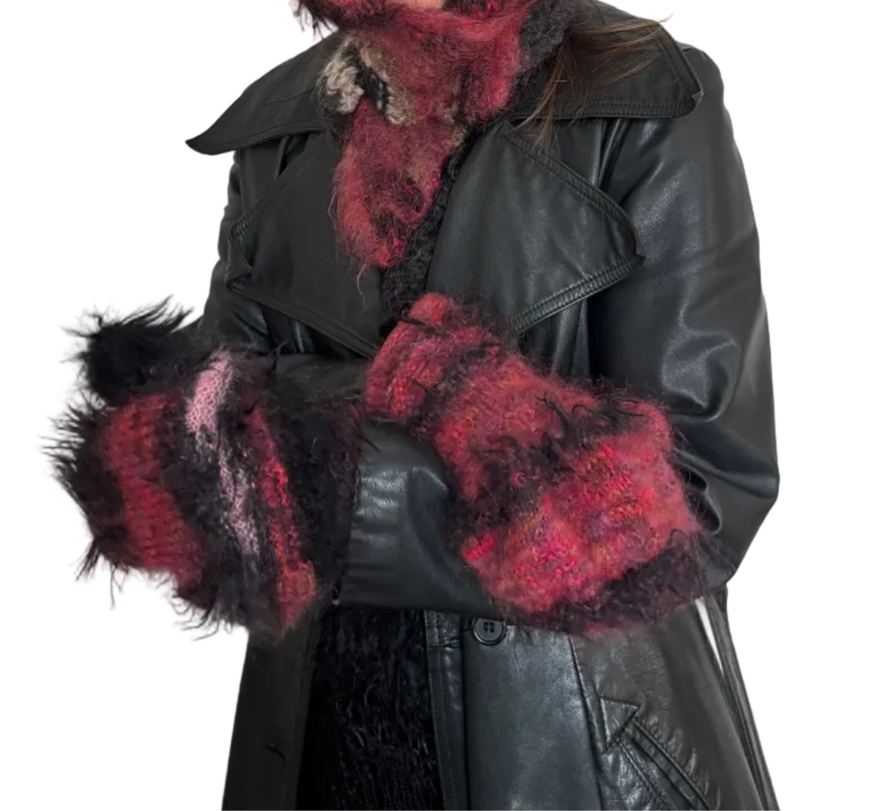 Nr007-Quirky fluffy funny winter set