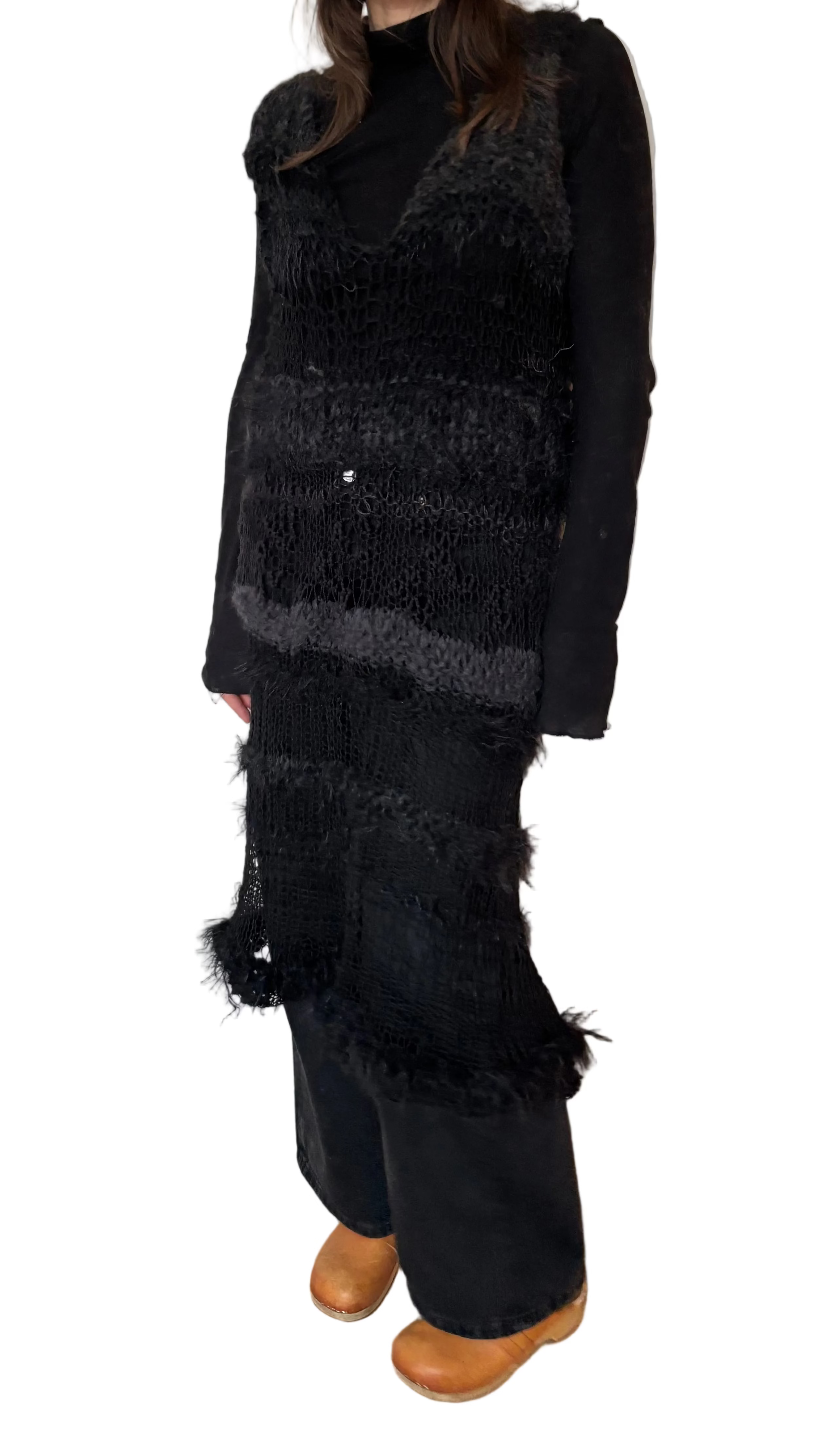 Nr006-Long punk funk dress #1