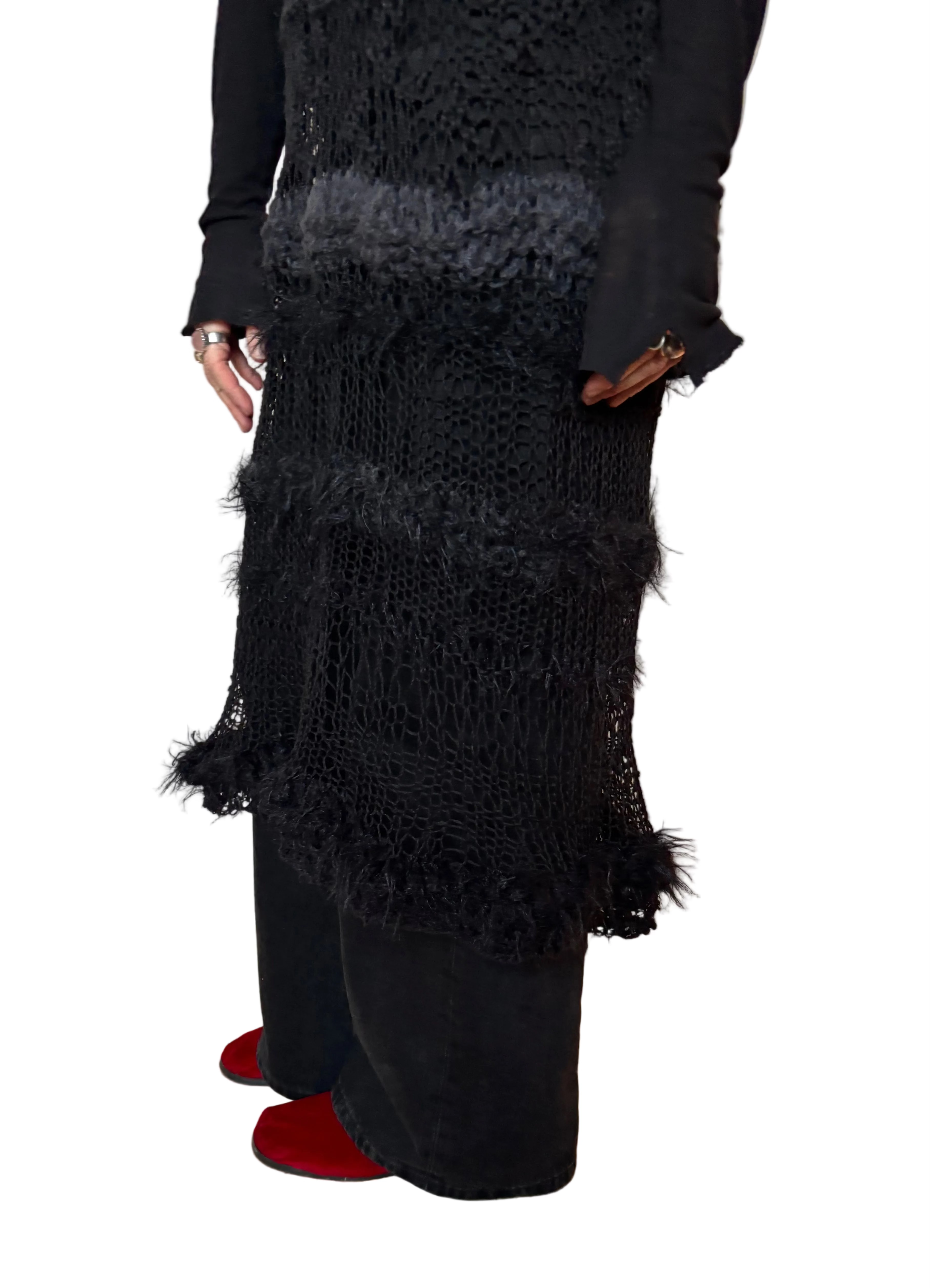 Nr006-Long punk funk dress #1