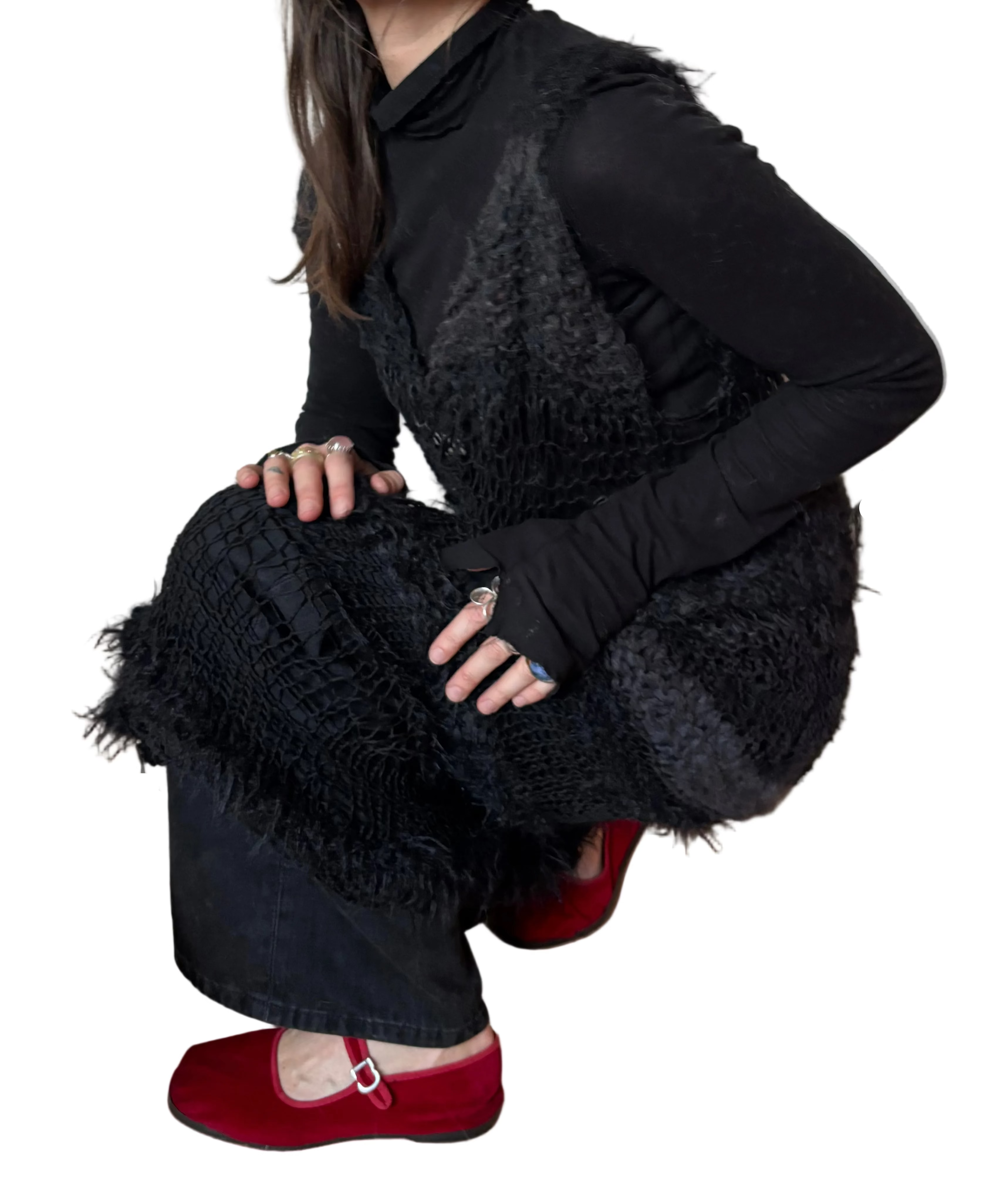 Nr006-Long punk funk dress #1