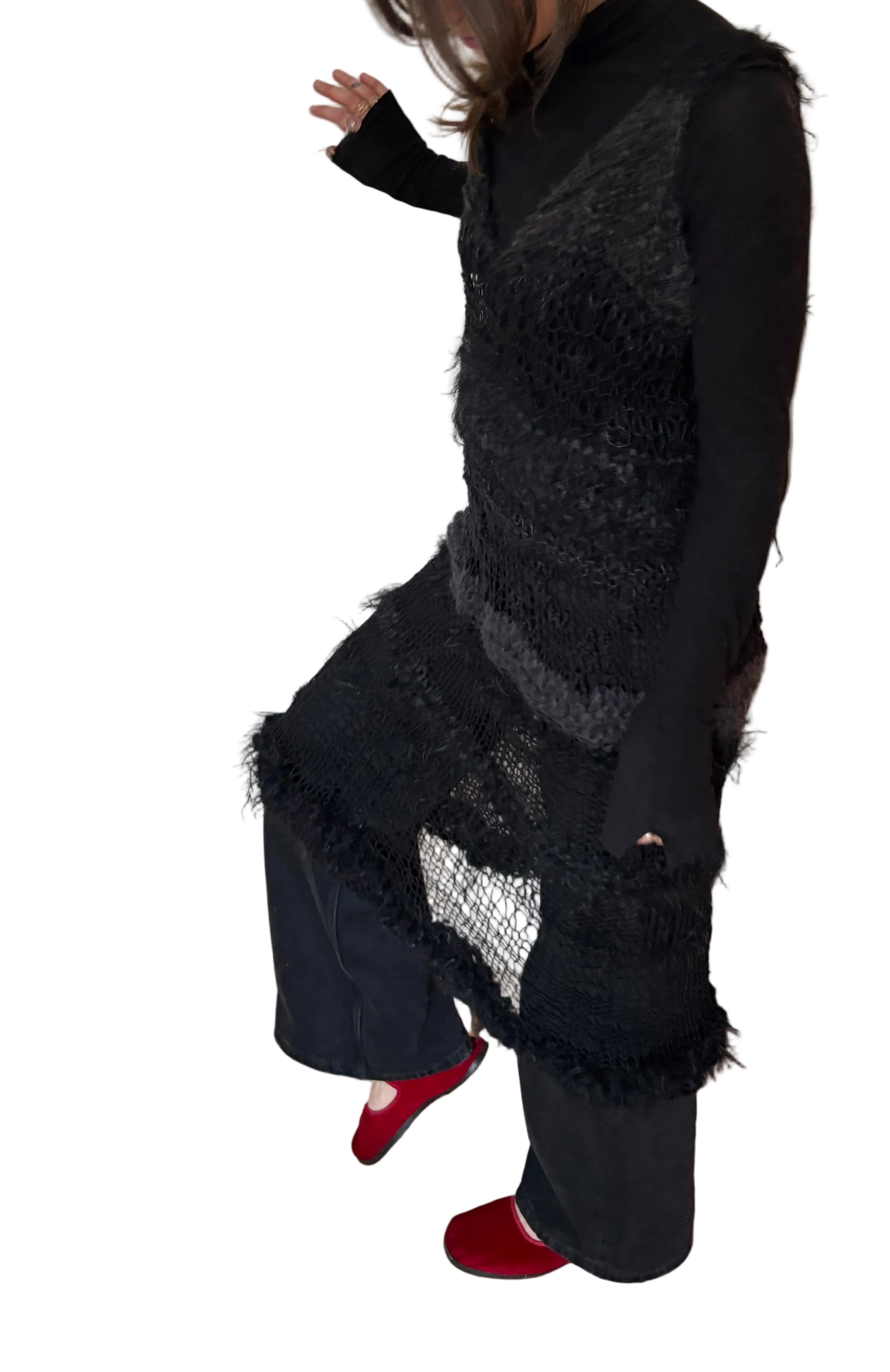 Nr006-Long punk funk dress #1