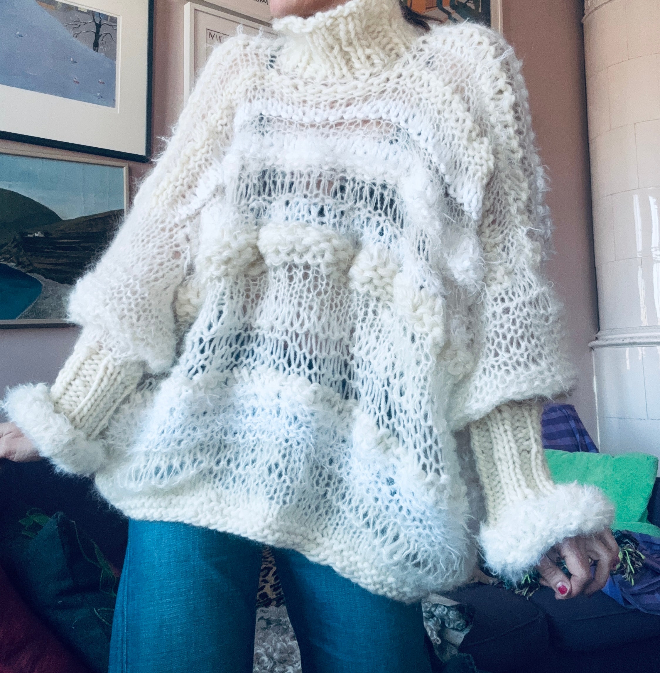 Nr014-Chunky fluffy knit dream