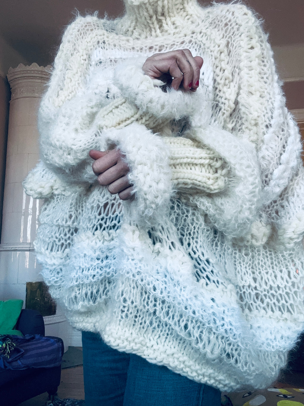 Nr014-Chunky fluffy knit dream