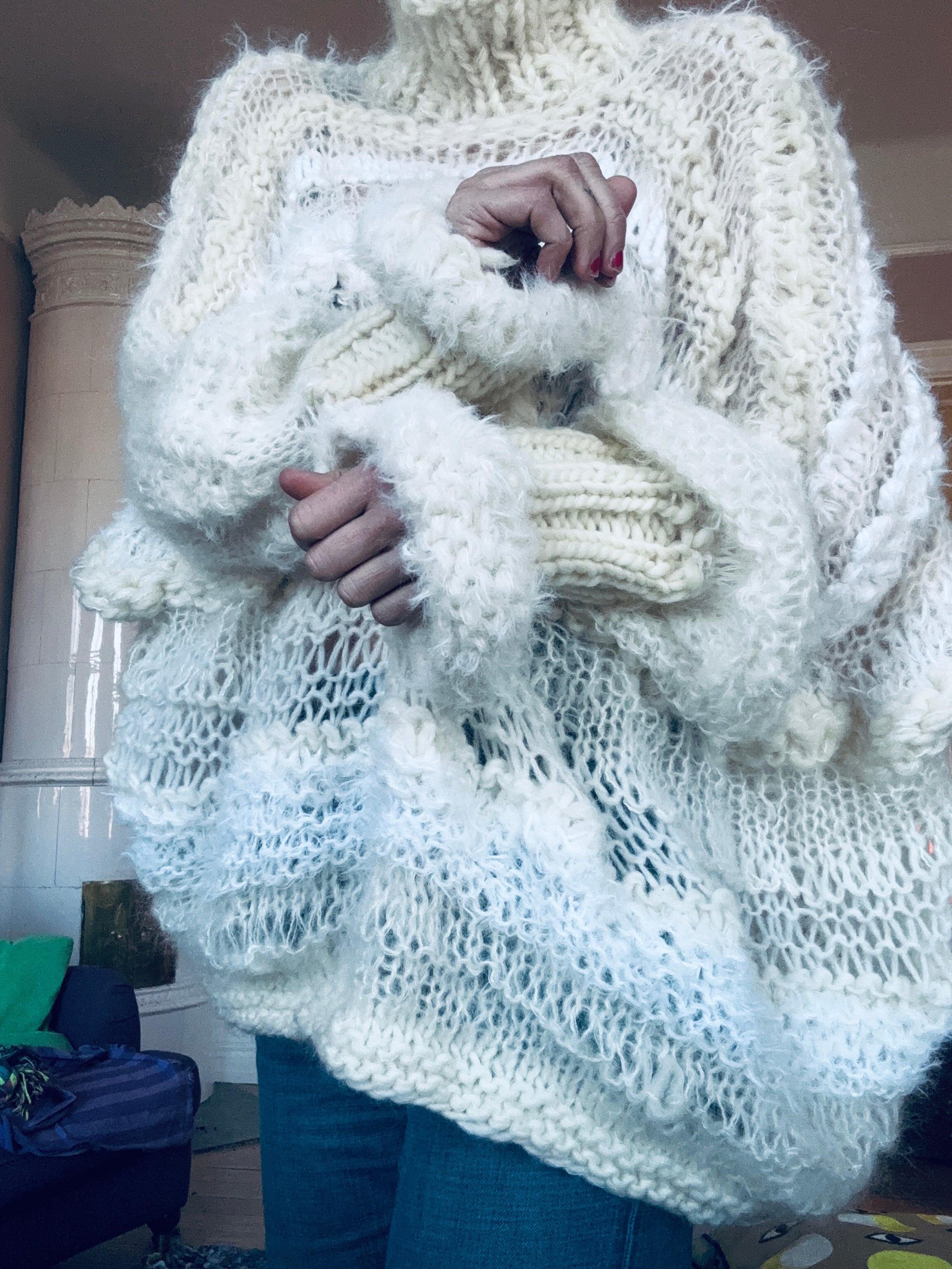 Nr014-Chunky fluffy knit dream