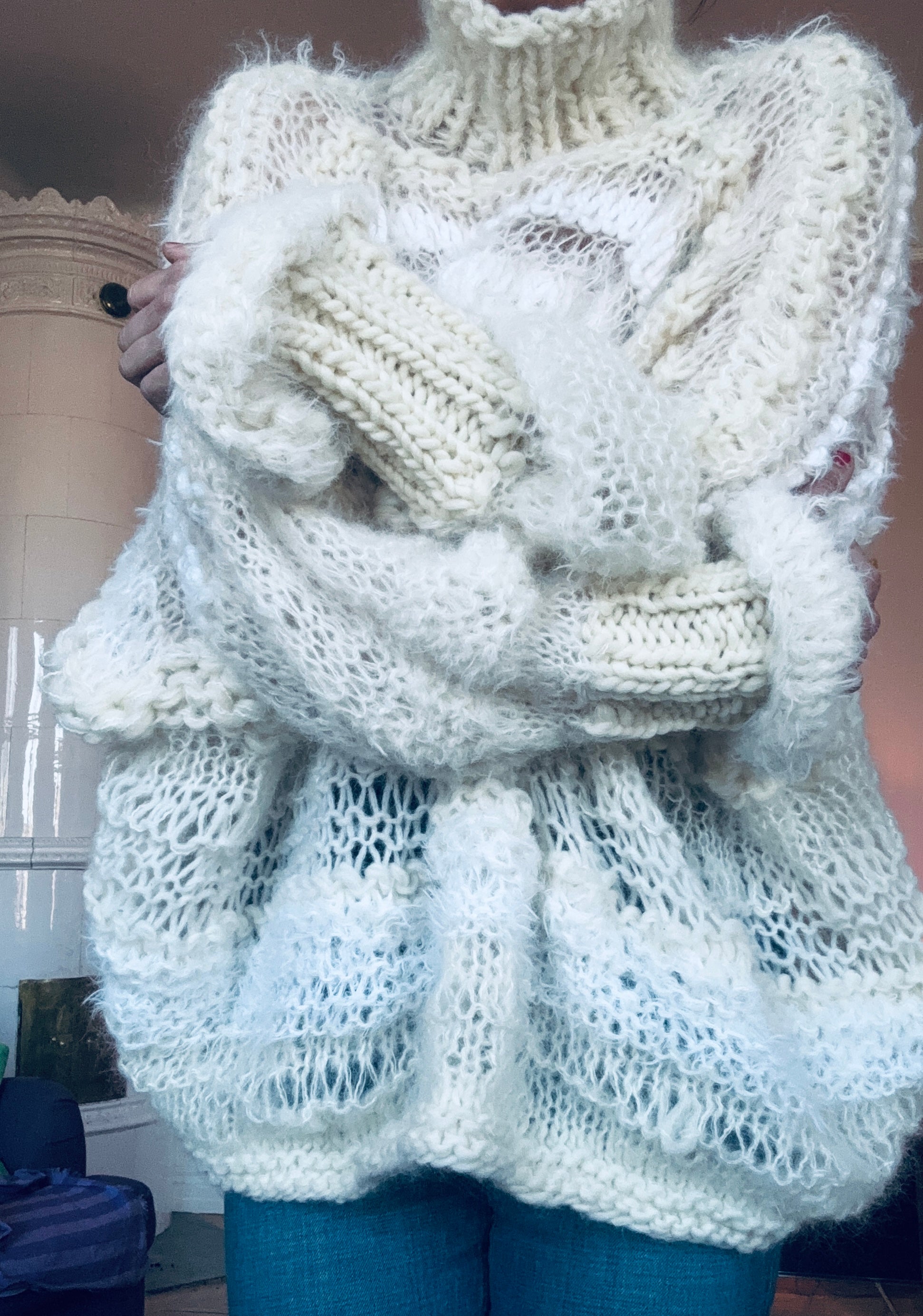 Nr014-Chunky fluffy knit dream